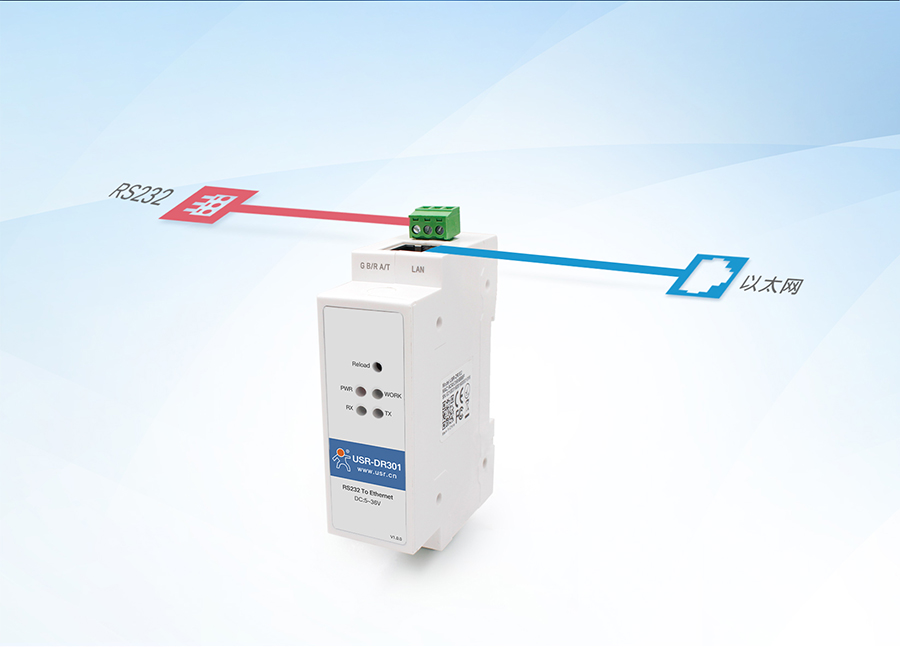 導軌式RS232串口服務(wù)器的基本功能