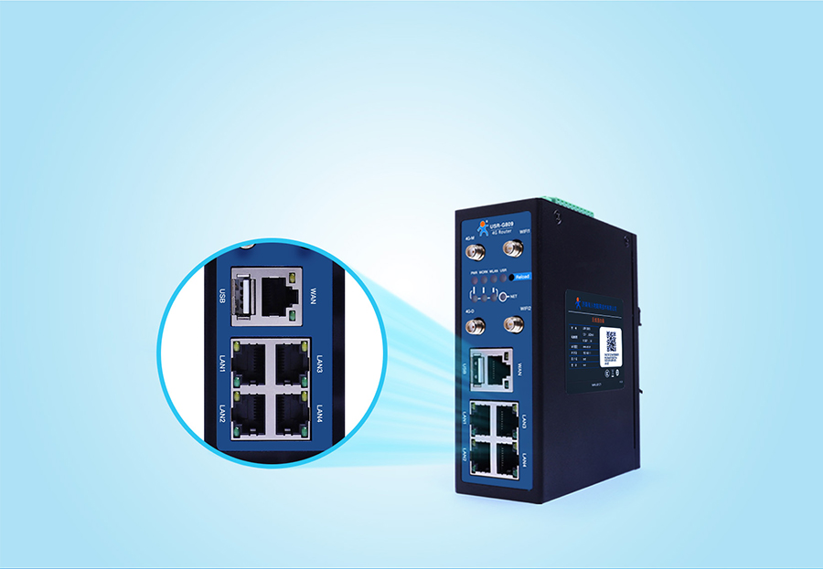 4G工業(yè)路由網關的網管型VLAN劃分