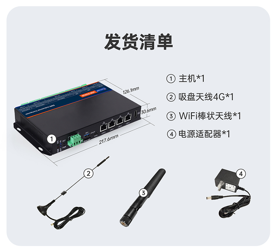 儲能微網(wǎng)EMS網(wǎng)關(guān)：發(fā)貨清單